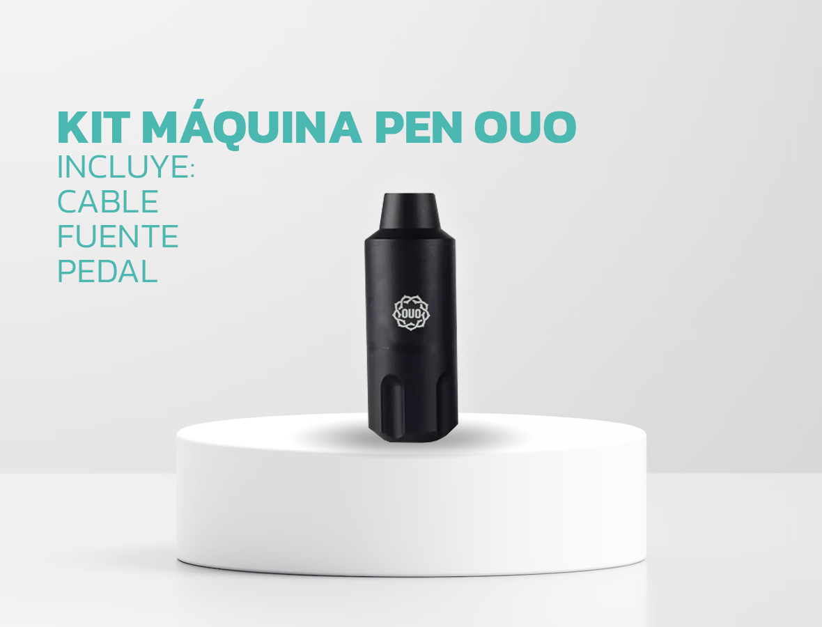 KIT MÁQUINA PEN - OUO NEGRA | Inktinerante
